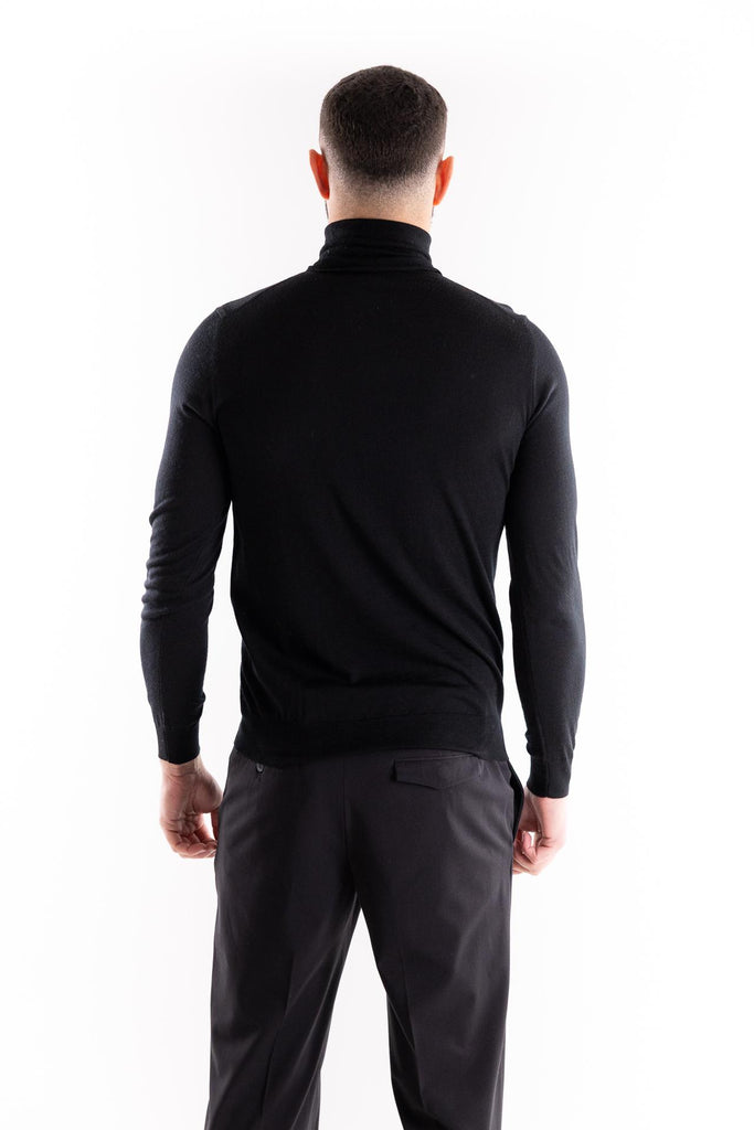 Maglia lupetto finezza 16 blu scuro A003 NERO PAOLO PECORA 