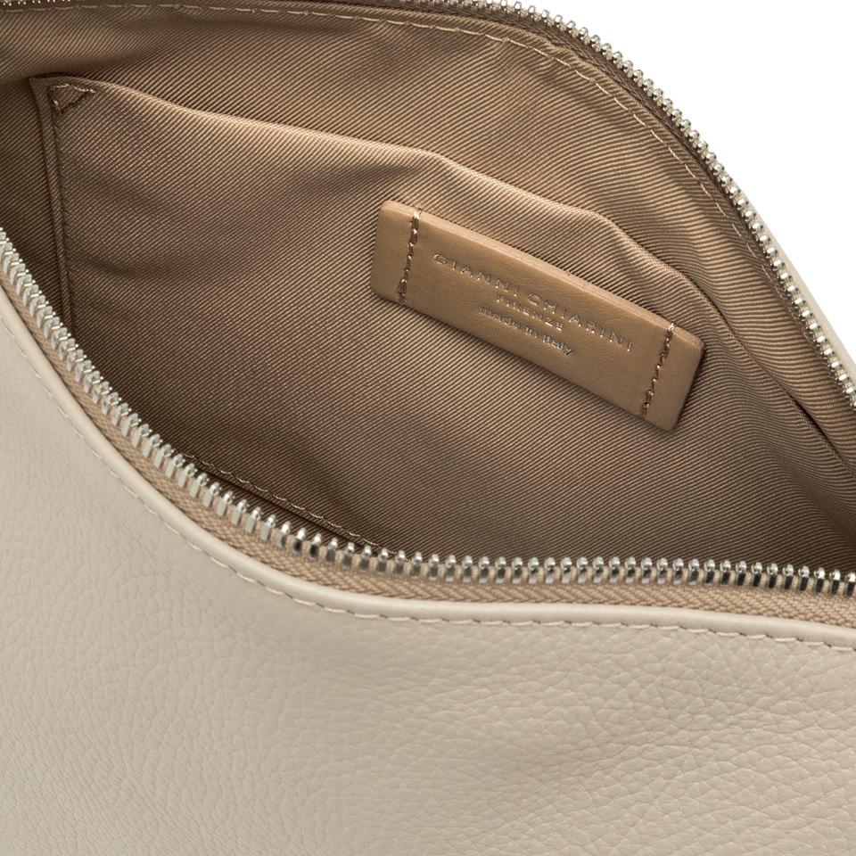 Borsa Nora pouch in pelle bottalata lamb BS10225 BEIGE GIANNI CHIARINI 