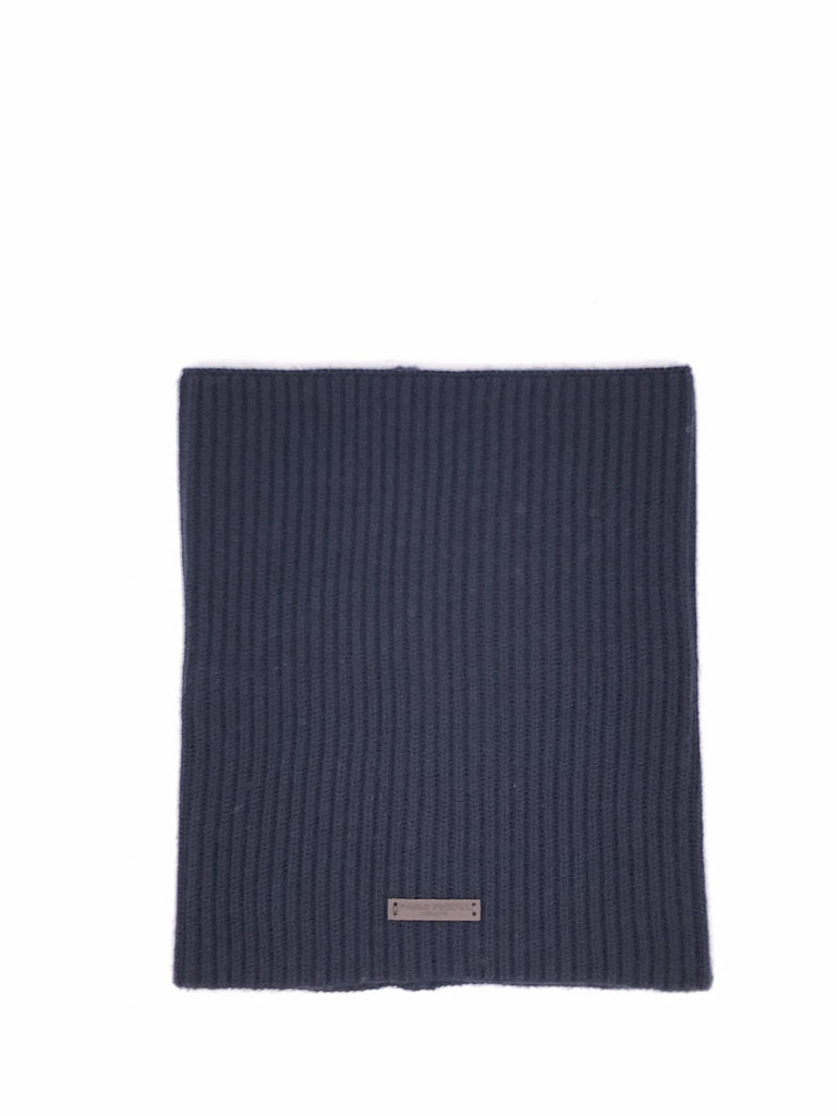 Sciarpa in maglia blu 3002 BLU PAOLO PECORA 