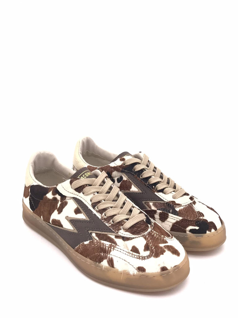 Sneakers club in cavallino marrone-bianco CL120 MARRONE-BIANCO MOACONCEPT 