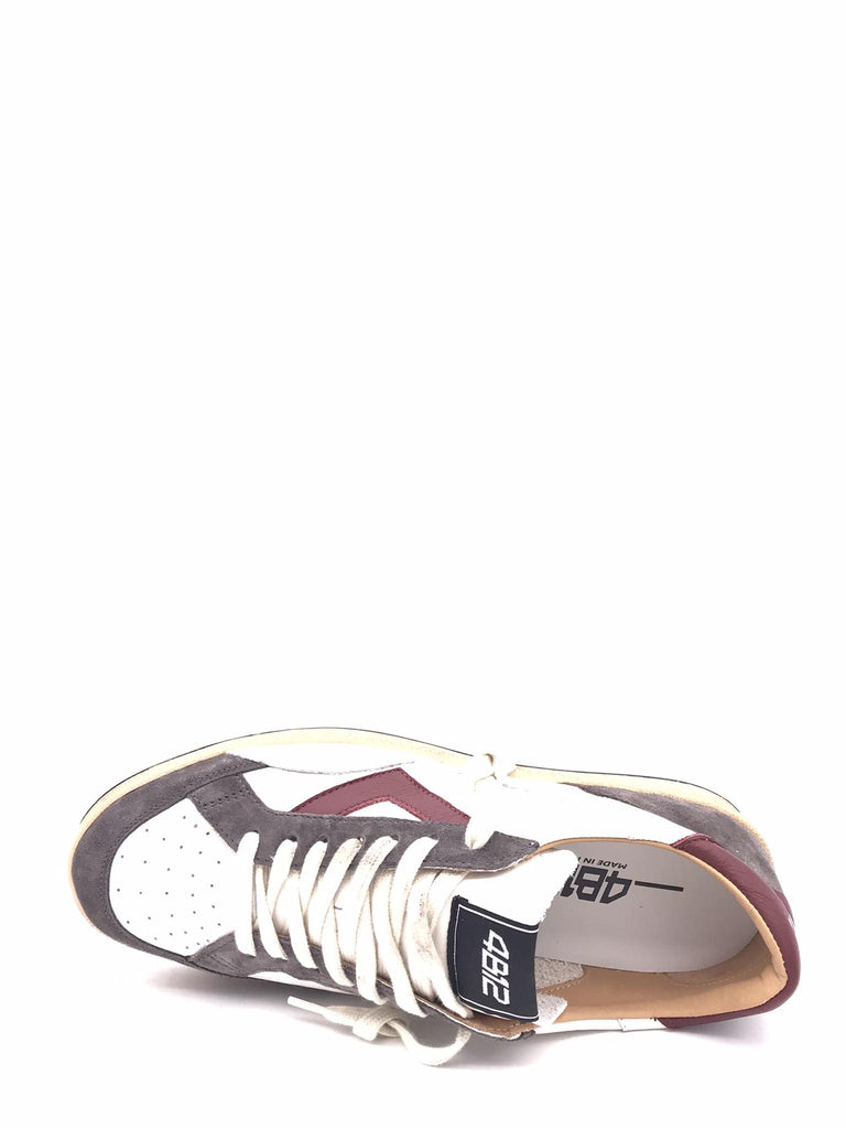 Sneakers Play new antracite-bordò PLAYNEW-U123 ANTRACITE/BIANCA 4B12 