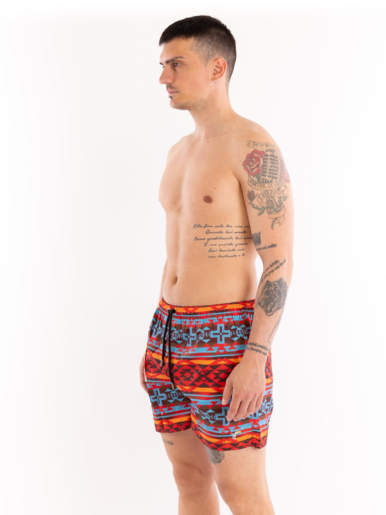 Pantaloncino uomo classic beachwear Dakota MCLB DAKOTAMULTICOLOR TOOCO 