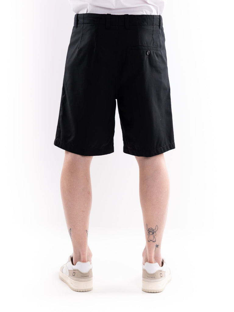 Bermuda uomo cotone leggero nero D021 NERO PAOLO PECORA 