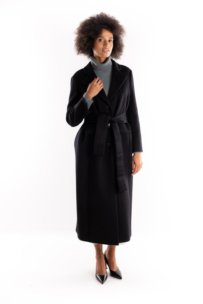Cappotto Giostro in lana nero 2523016162200 008NERO MARELLA 