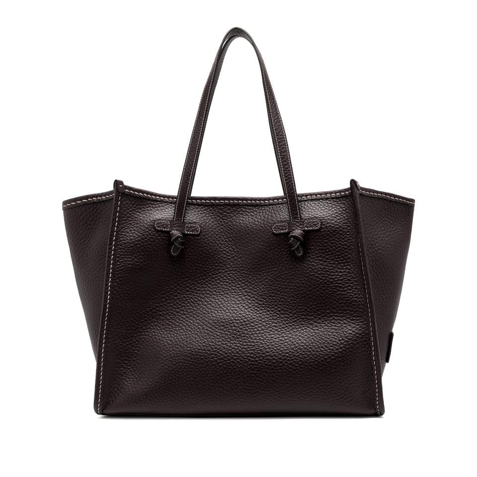 Borsa Marcella in pelle bottalata espresso BS9330 TESTA DI MORO GIANNI CHIARINI 