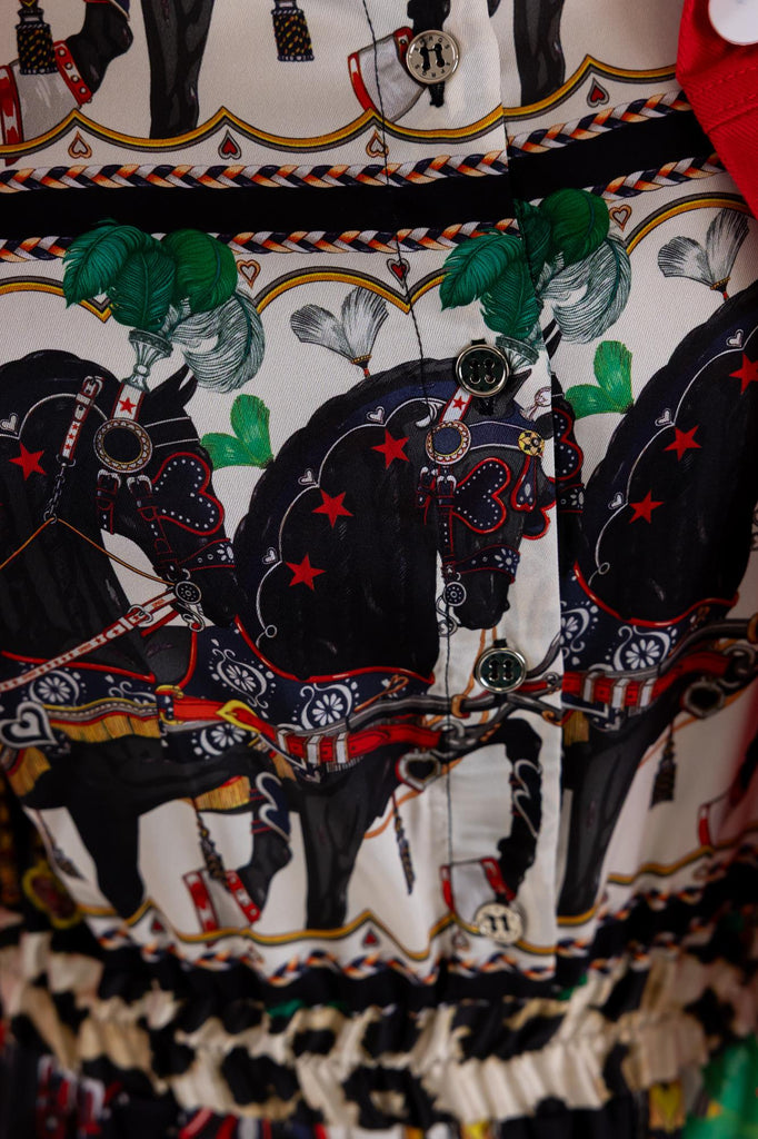 5 PROGRESS 14053SICILY HORSE FOULARDMULTICOLOR