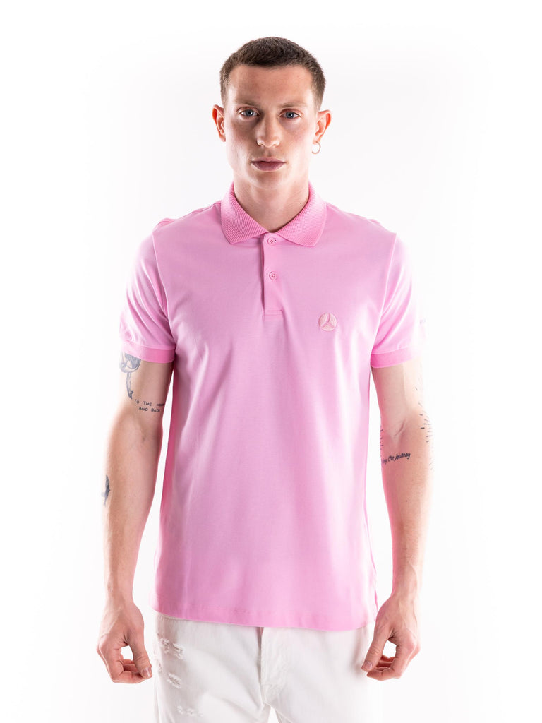 Maglia polo in cotone rosa PM888 ROSA PEOPLE OF SHIBUYA 