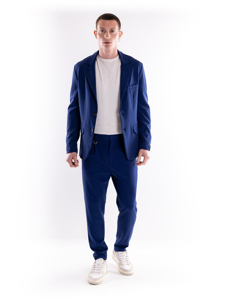 Giacca uomo mono petto in jersey bluette L021M BLU CHIARO PAOLO PECORA 