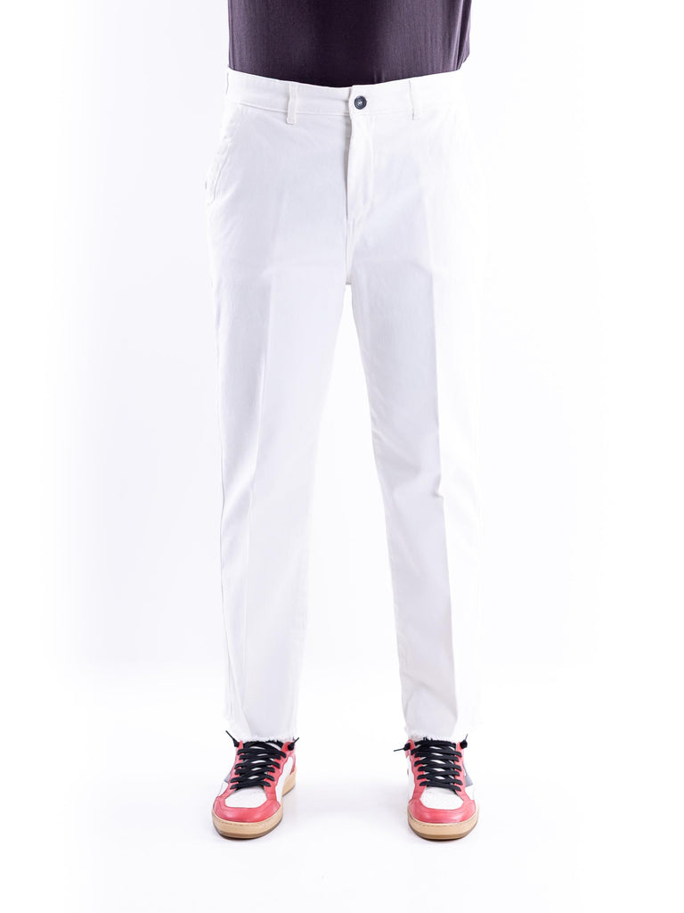 Pantalone uomo work denim bianco S5U107 BIANCO THE EDITOR 