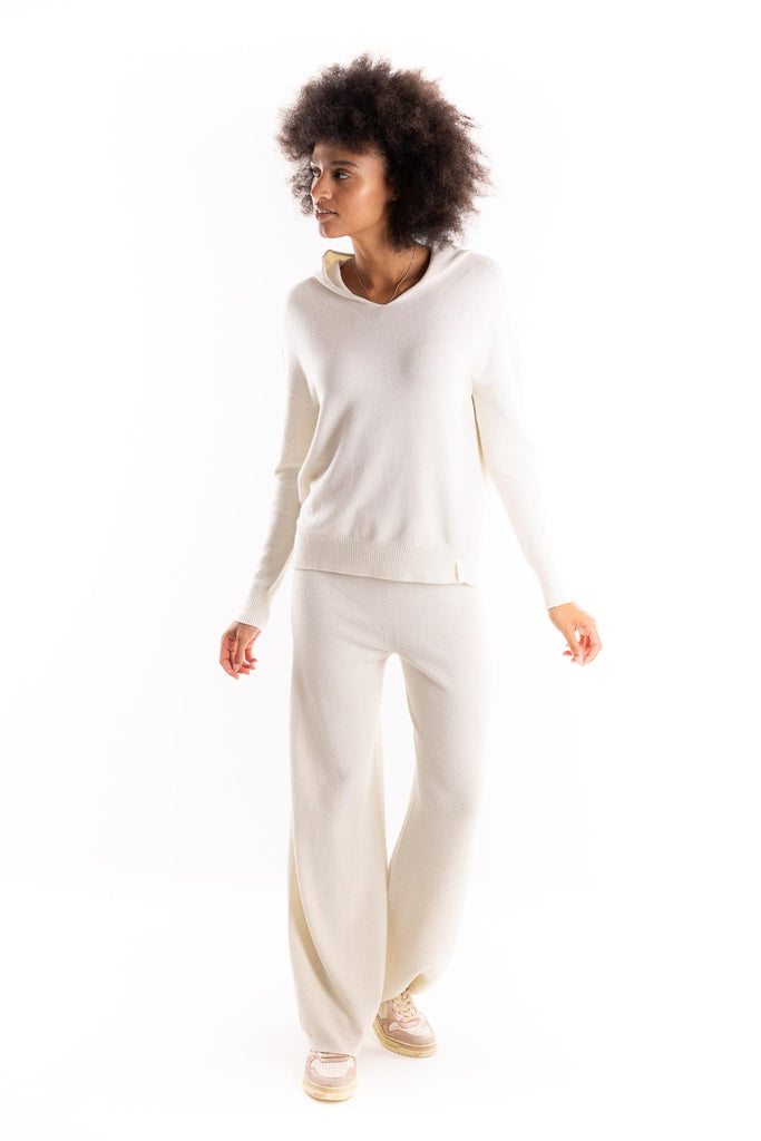 Pantalone dritto strass color burro HMABW02317 BI04BURRO HINNOMINATE 