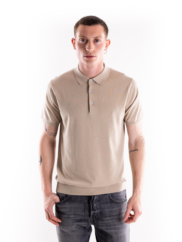 Maglia uomo polo Nito in filo sabbia NITO/1 020BEIGE PEOPLE OF SHIBUYA 