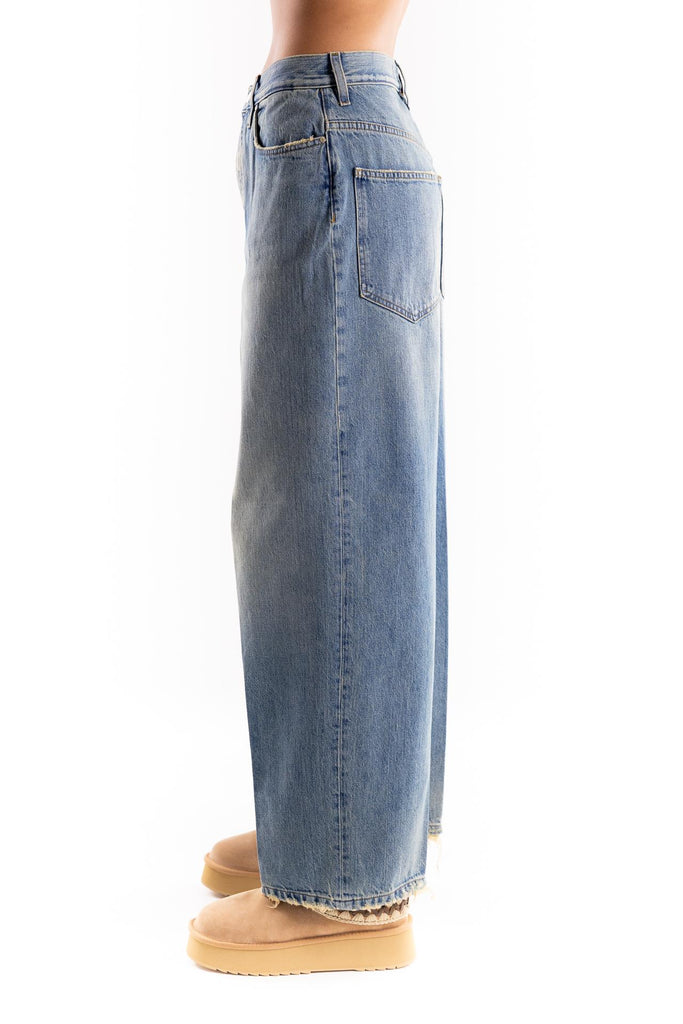 Jeans Berlino blu chiaro sabbiato W2F5024 BLU CHIARO DON THE FULLER 