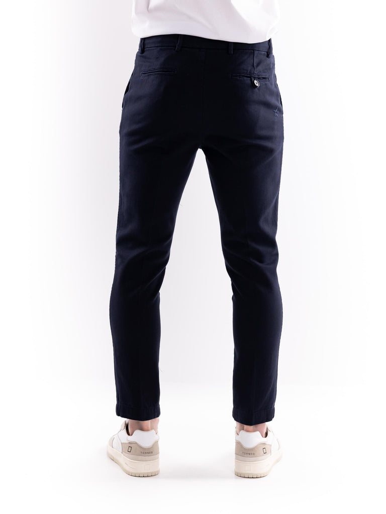 Pantalone uomo chinos blu W3U103 BLU THE EDITOR 