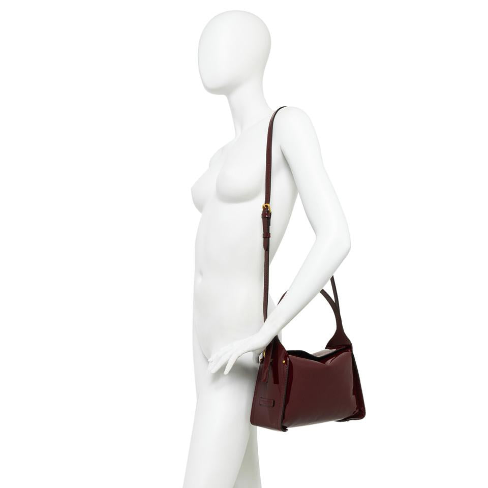 Borsa Penelope in vernice wine berry BS11871 BORDEAU GIANNI CHIARINI 