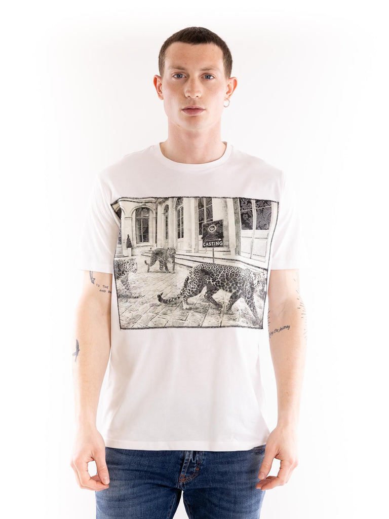 T-shirt uomo Casting bianca MAN/SUPERICON CASTING BASTILLE 