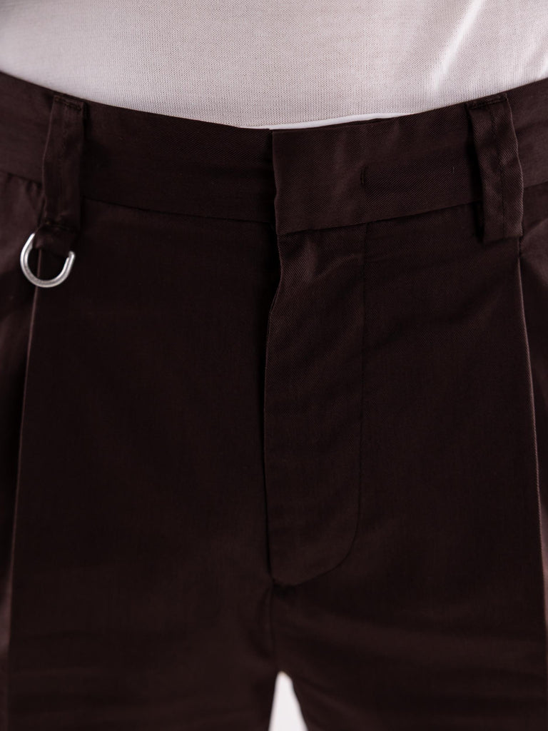 Pantalone uomo japan marrone B123 MARRONE PAOLO PECORA 