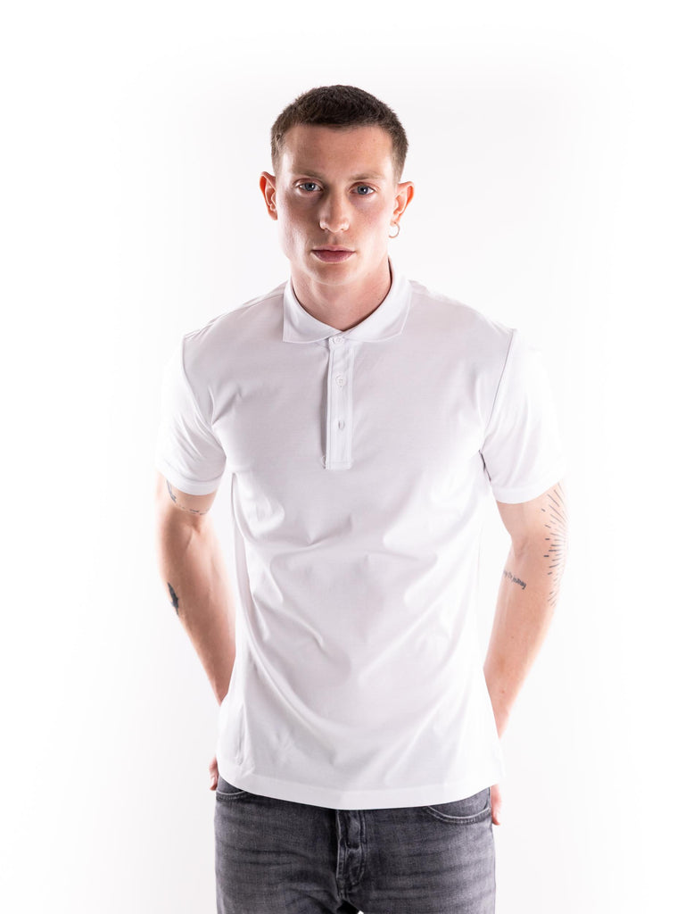 T-shirt uomo polo Male bianca MALE BIANCO PEOPLE OF SHIBUYA 