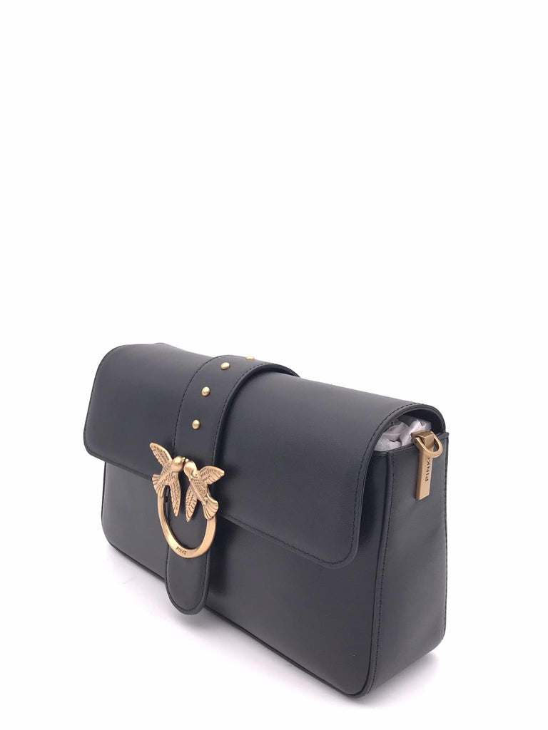 Borsa love one classic slouchy grande nera 104524 A0QONERO PINKO 