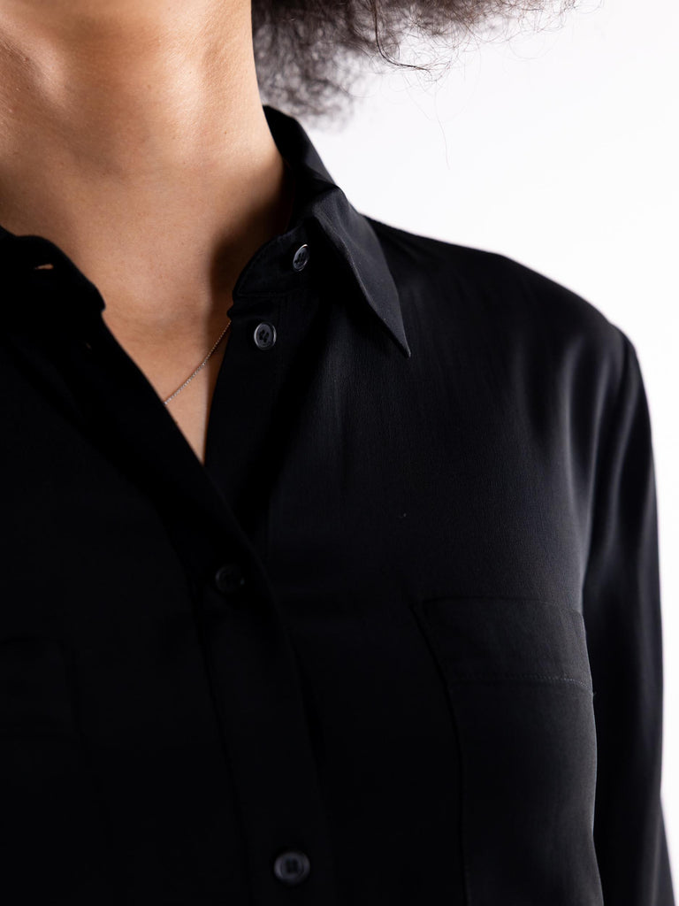 Camicia Nora nera 100124 A108Z99 PINKO 