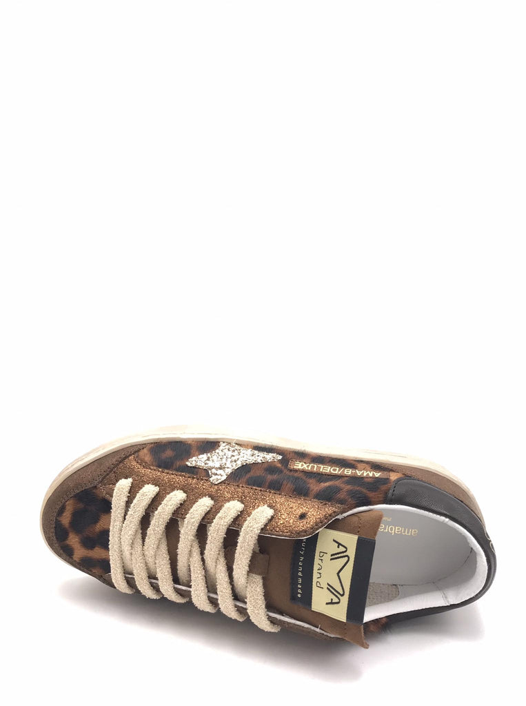 Sneakers Slam in cavallino leopardato 4347 LEOPARDATO AMA BRAND 