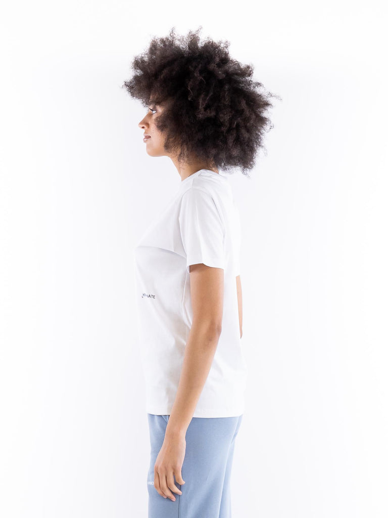 T-shirt mezza manica basica bianca HMABW01406 PTTS0037BI01 HINNOMINATE 