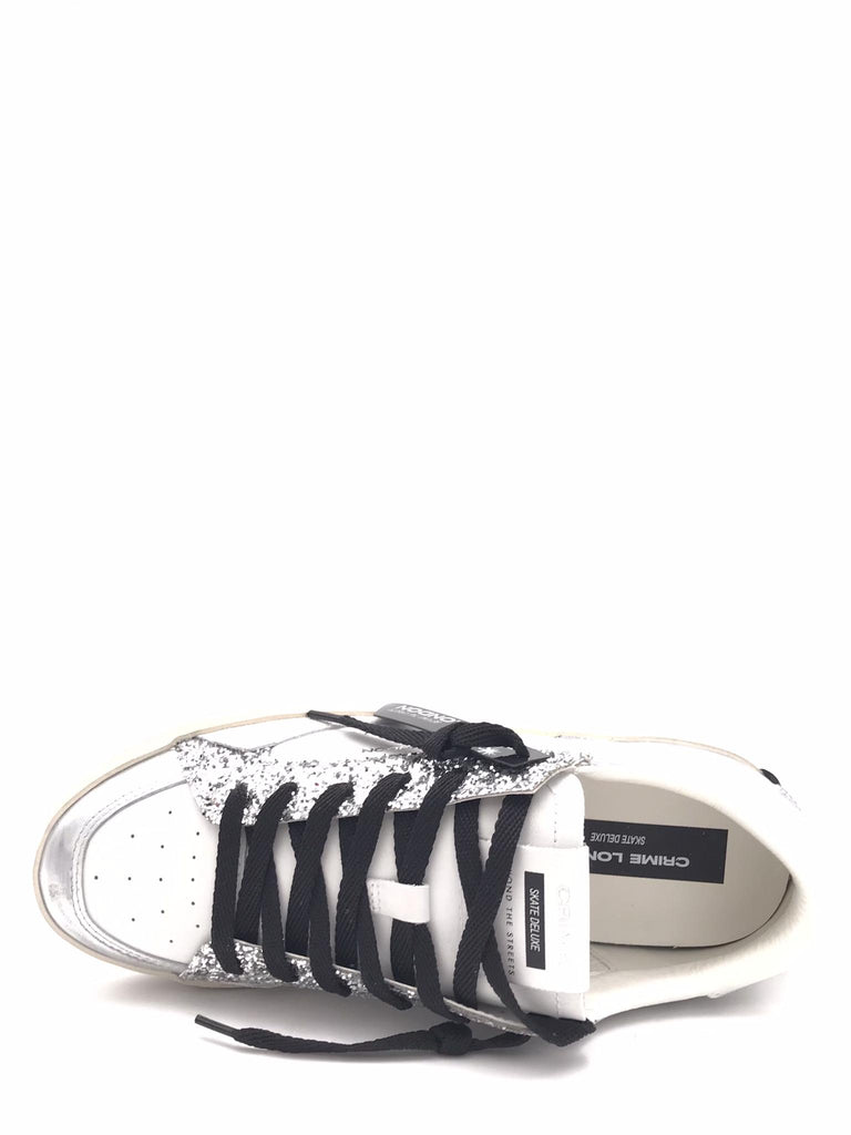 CRIME LONDON 26102PP5BIANCO/ARGENTO