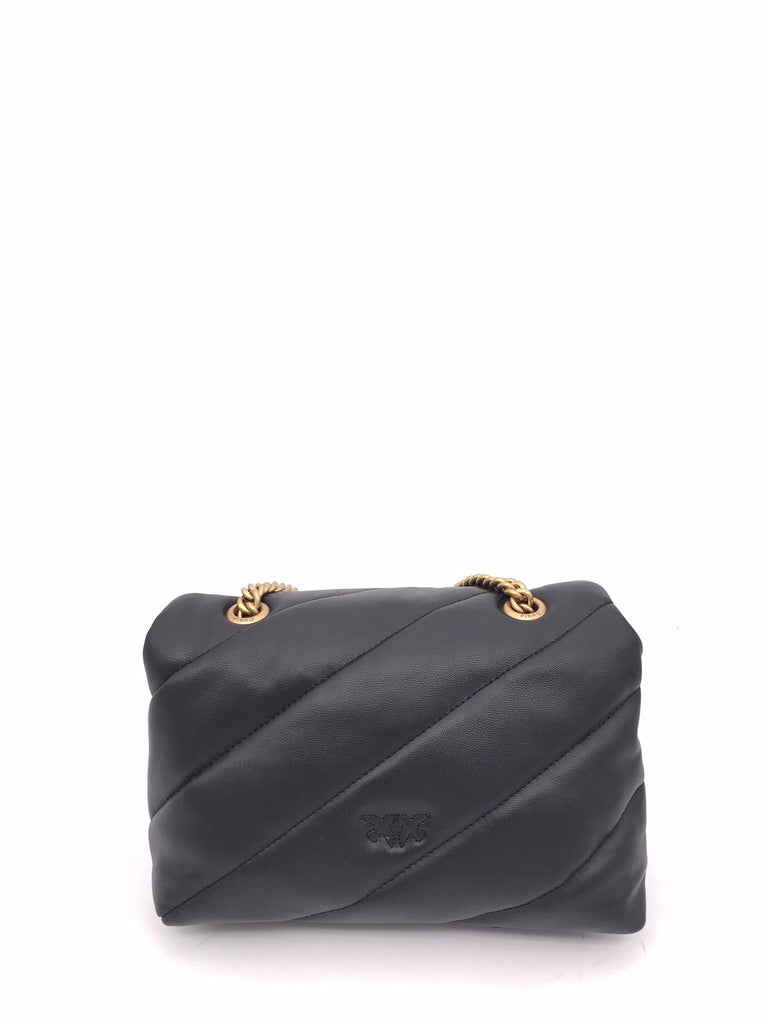 Borsa mini love puff maxi quilt nera 100039 A0F2-Z99QNERO PINKO 