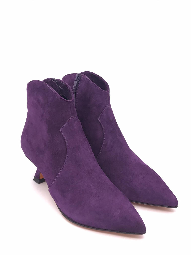 Tronchetto Agata in camoscio viola SR1086 VIOLA ZULIAN 