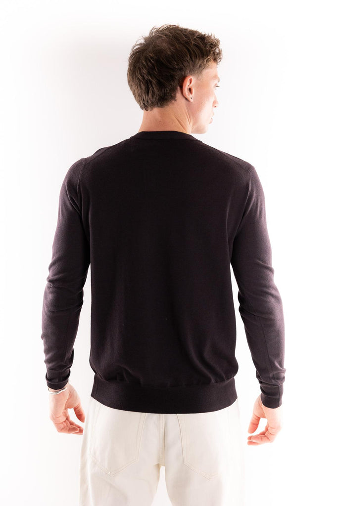 Maglia girocollo finezza 16 cioccolato A001 CIOCCOLATO PAOLO PECORA 
