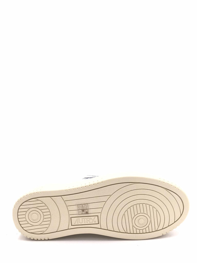 Sneakers medalist low woman in pelle e suede bianca-azzurra AULW-LS79 BIANCA-AZZURRA AUTRY 