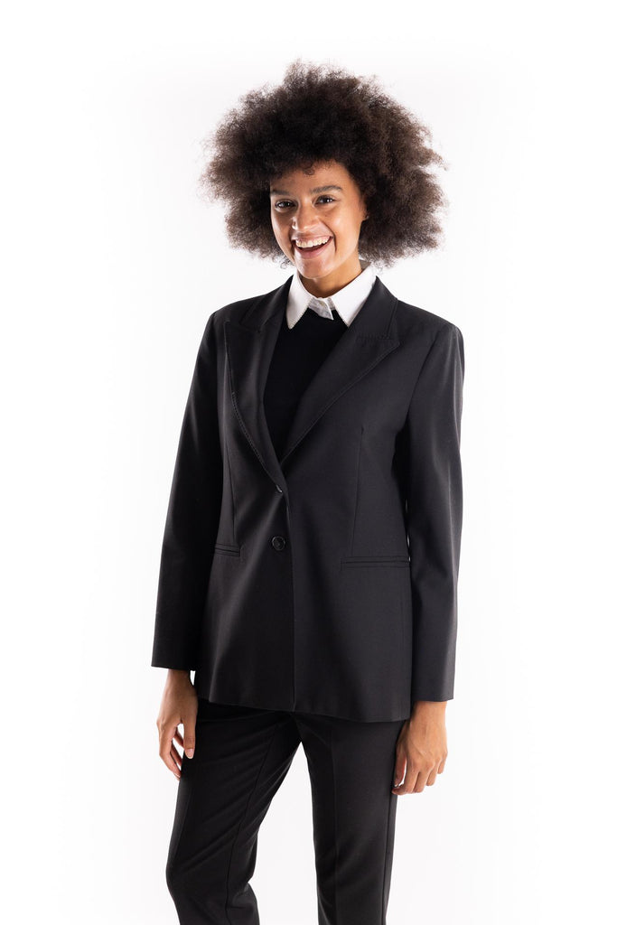 Giacca blazer Nelson nera 2523046161200 006NERO MARELLA 