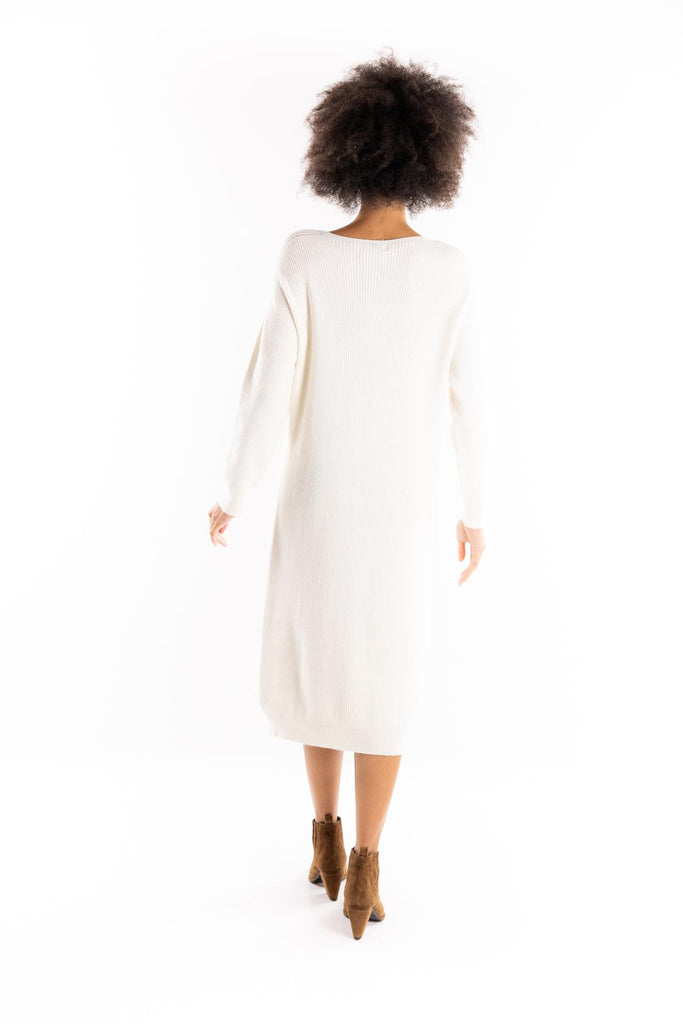 Abito Balma in maglia color latte BALMA LATTE H2O 