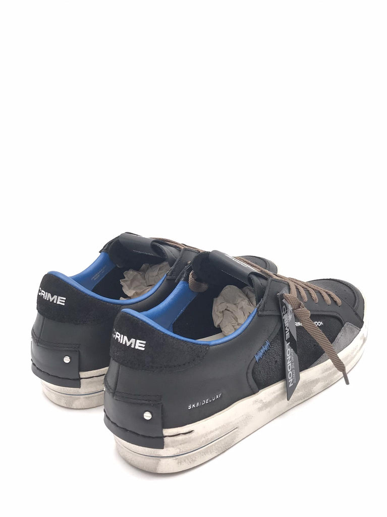Sneakers sk8 delux nera 11102 NERO CRIME LONDON 