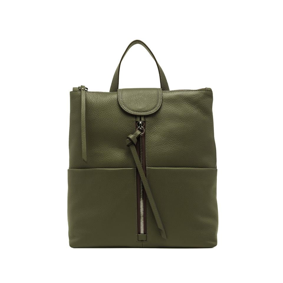 Zaino Giada in pelle bottalata deep fir ZN7040 VERDE GIANNI CHIARINI 
