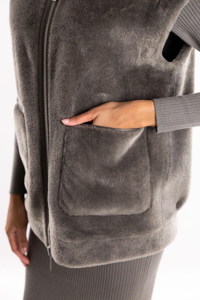 Gilet smanicato Naval grigio 25234560152 GRIGIO MARELLA 
