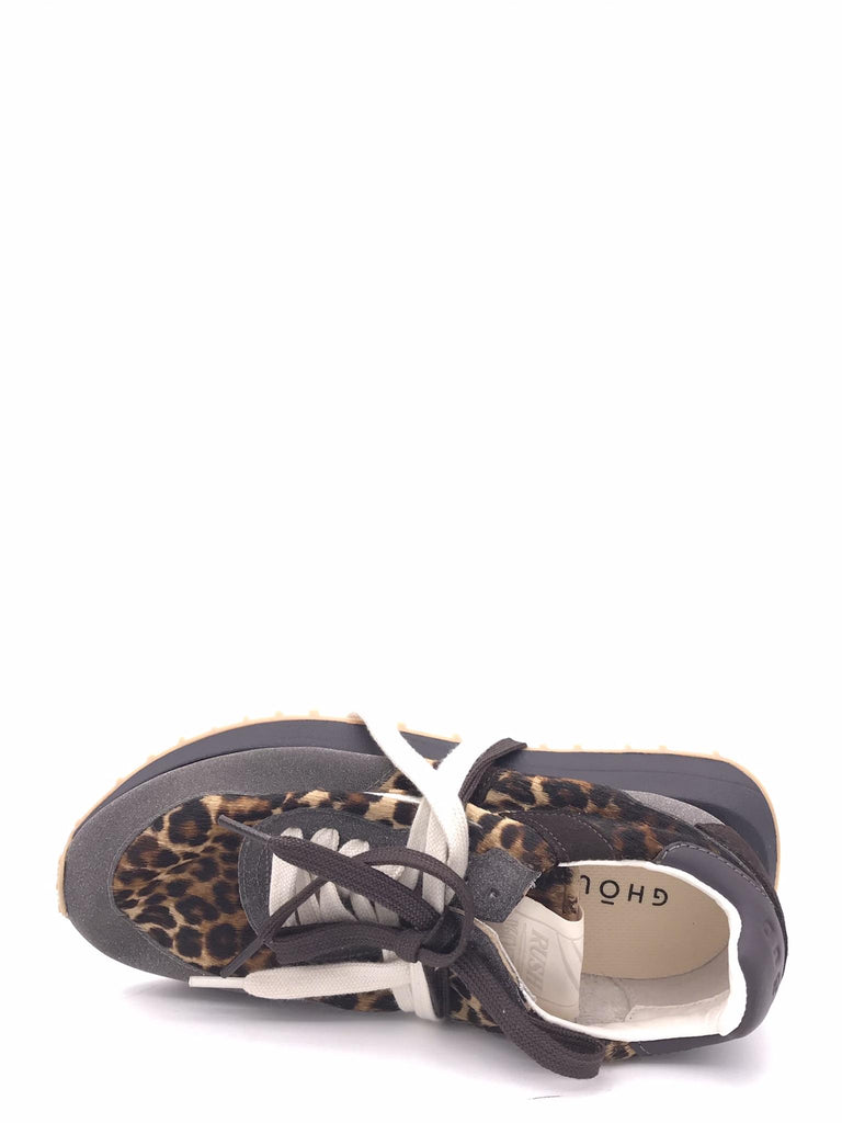 Sneakers starlight soft low animalier e glitter marrone SCLW GA01MARRONE GHOUD 
