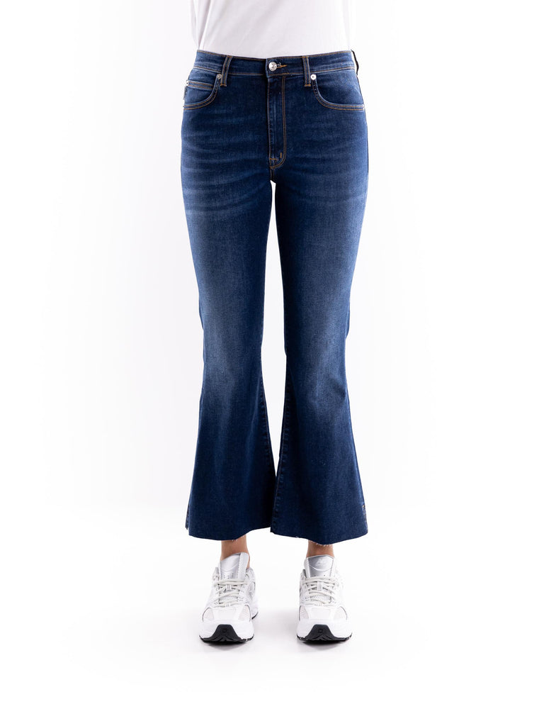 Jeans donna Ingrid trombetta  blu scuro W3061A178 L2727BLU People 