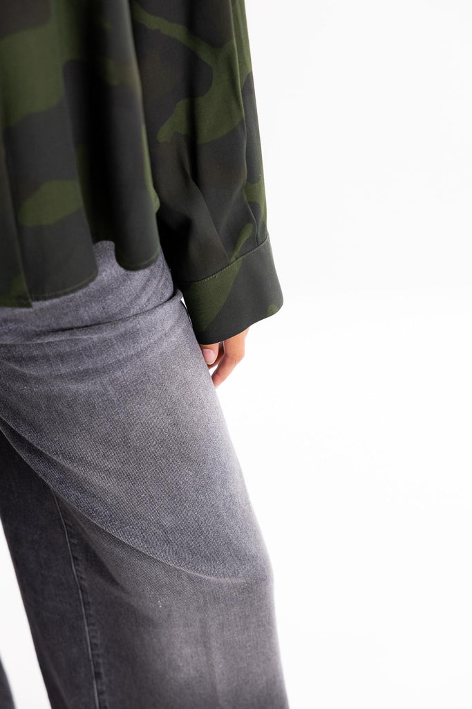 Camicia over camouflage spille 8FW25 CAMOUFLAGE ROSSANO PERINI 