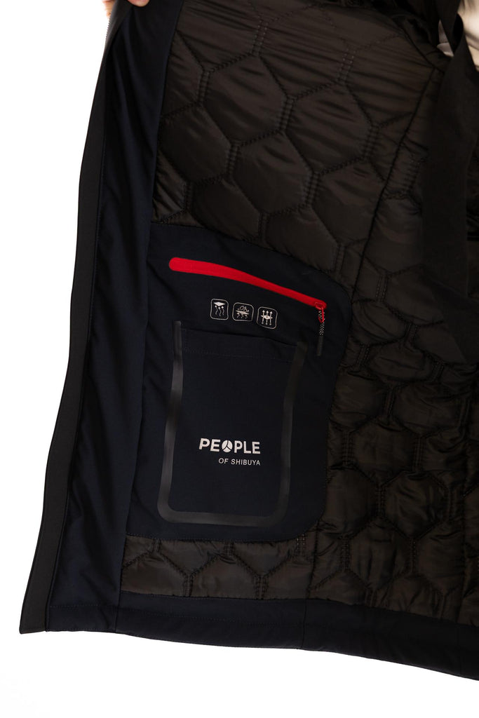 Piumino lungo Auji blu AUJI BLU PEOPLE OF SHIBUYA 