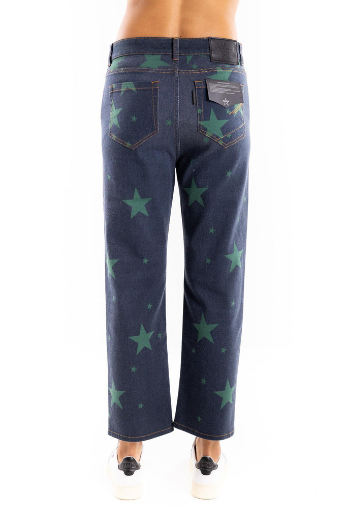 Jeans modello Loose blu stelle verdi 31FW25 BLU SCURO ROSSANO PERINI 