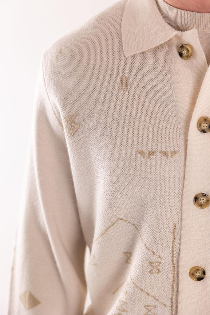 Maglia cardigan Essaouira crema TOCOM PLK ESSAOUIRACREMA TOOCO 