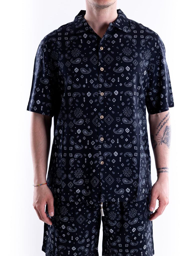 Camicia bowling fantasia Uxydona nera MBWL NERO TOOCO 