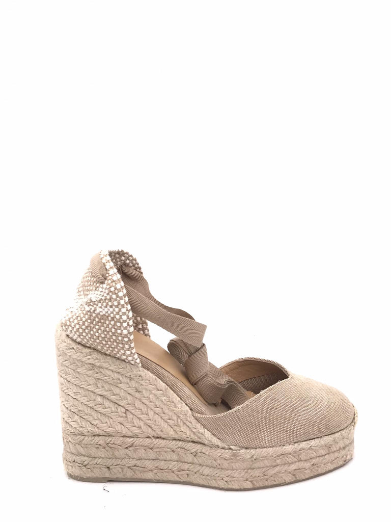 Zeppa Chiara sand doppio plateau 021668-2017 002SABBIA CASTANER 