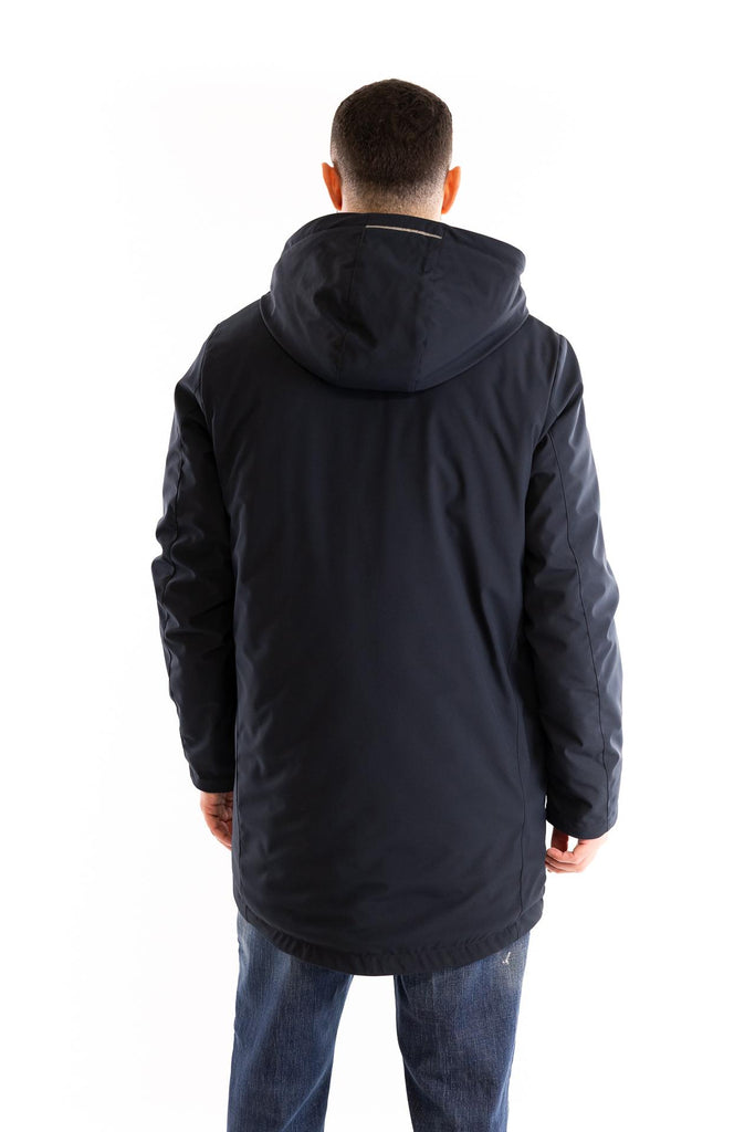 Piumino lungo Auji blu AUJI BLU PEOPLE OF SHIBUYA 