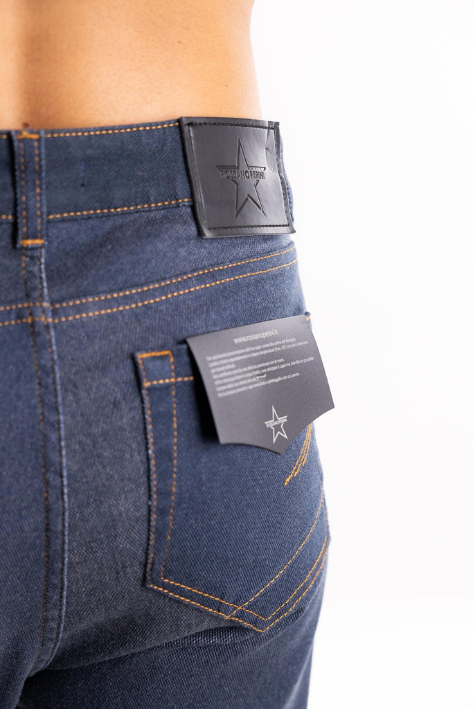 Jeans modello Loose con stelle strass 32FW25 BLU SCURO ROSSANO PERINI 