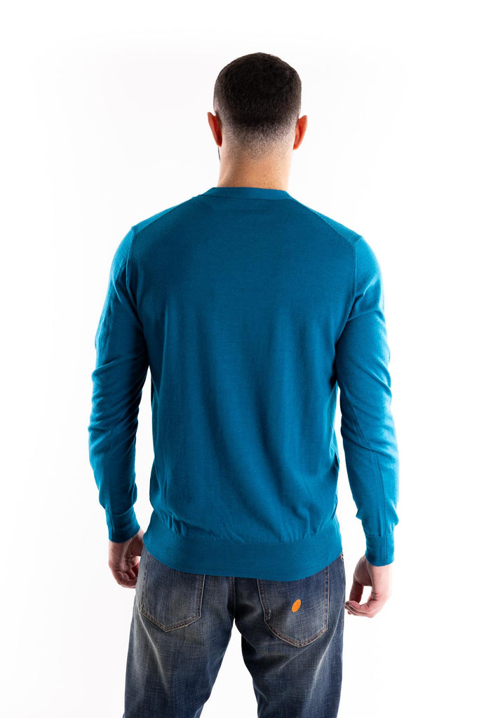 Maglia girocollo in lana finezza 16 pavone A001 PAVONE PAOLO PECORA 