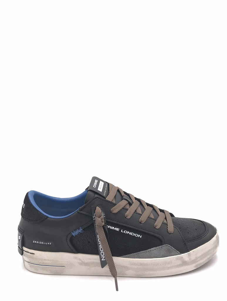 Sneakers sk8 delux nera 11102 NERO CRIME LONDON 