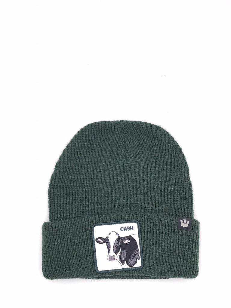 Berretto Cash effetto maglia verde BEANIES CASHVERDE GOORIN BROS 