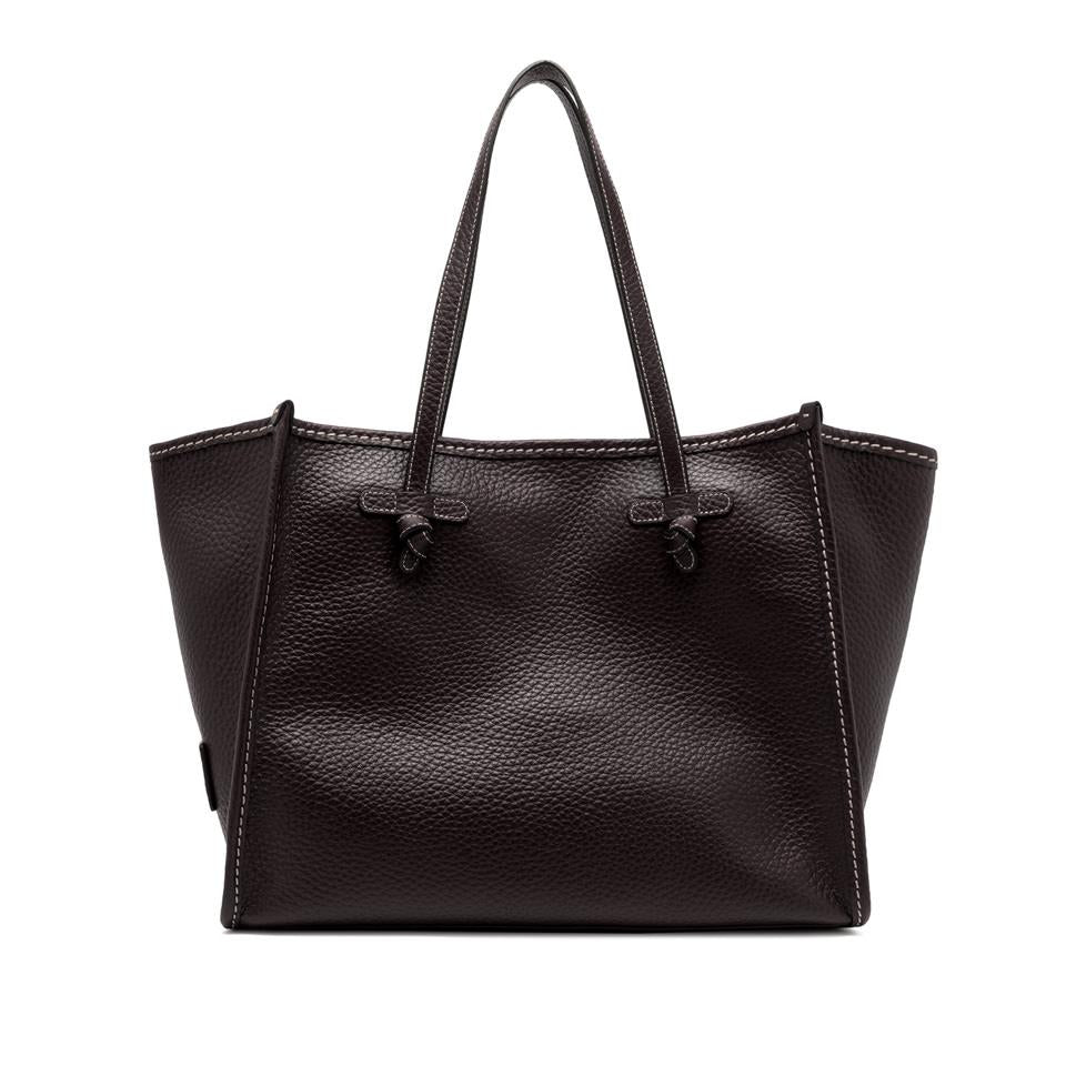 Borsa Marcella in pelle bottalata espresso BS9330 TESTA DI MORO GIANNI CHIARINI 
