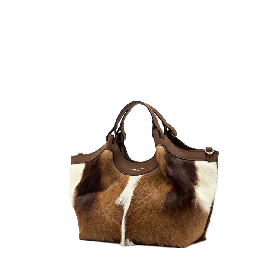 Borsa Dua media cavallino naturale BS12019 NATURALE GIANNI CHIARINI 
